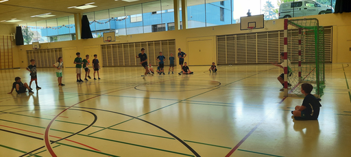 Ballspiele in der Halle
