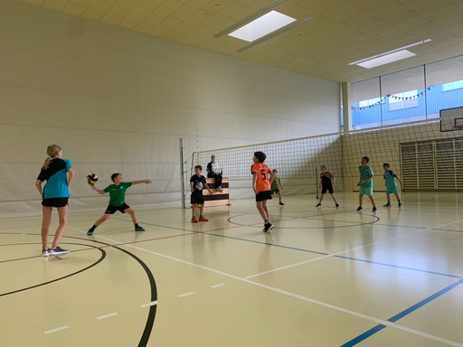 Ballspiele in der Halle