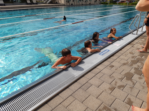 Meerjungfrau- und Neptunschwimmen