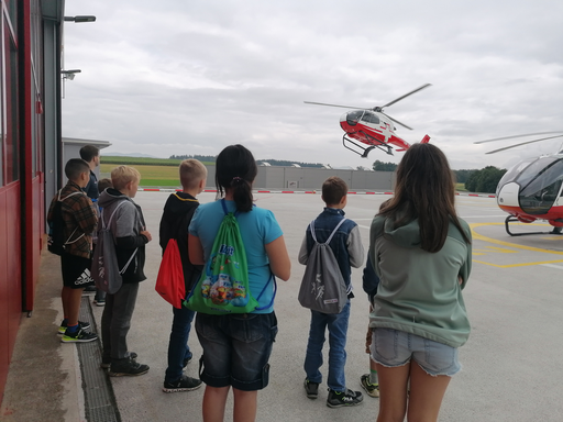 Besuch auf der Helibasis in Pfaffnau