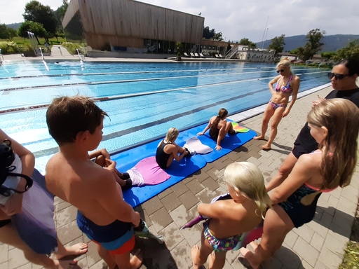 Meerjungfrau- und Neptunschwimmen