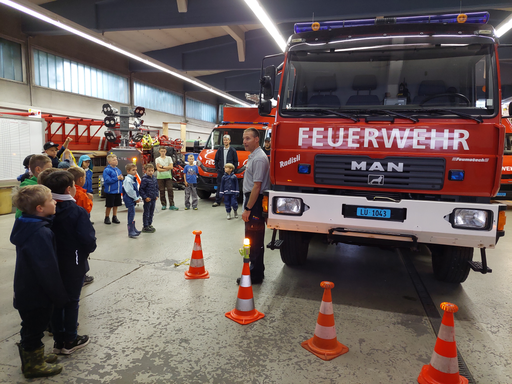 Besuch bei der Feuerwehr Wiggertal - Kurs 1