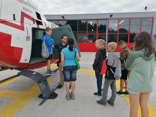 Besuch auf der Helibasis in Pfaffnau