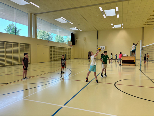 Ballspiele in der Halle