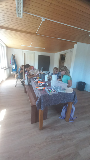 Malen im Atelier