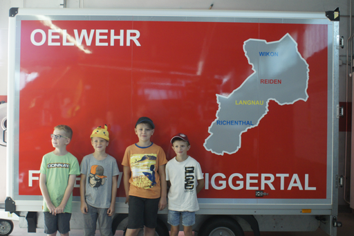 Besuch bei der Feuerwehr Wiggertal