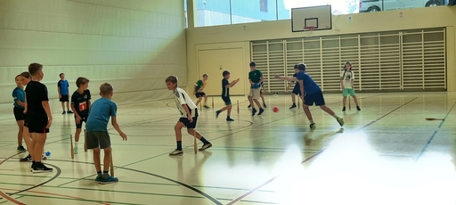 Ballspiele in der Halle