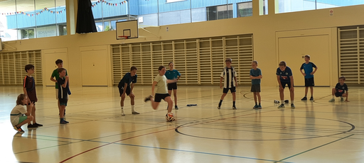 Ballspiele in der Halle