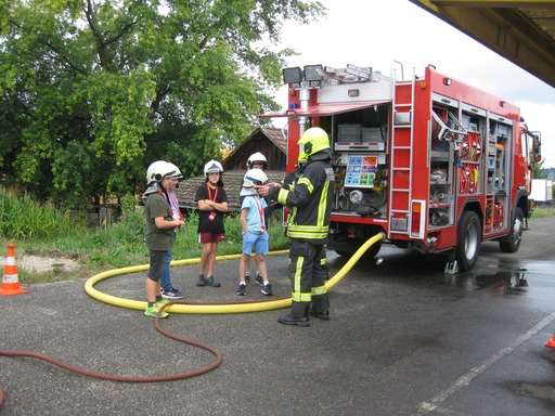 Besuch bei der Feuerwehr Wiggertal