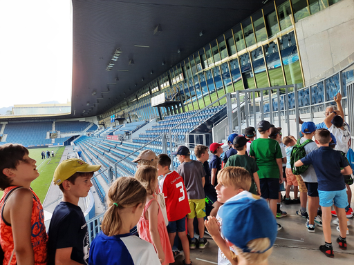 Besuch im FCL Stadion