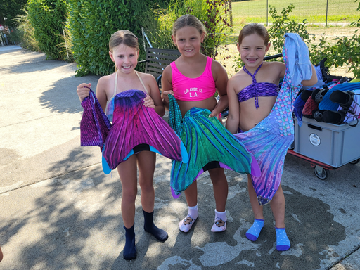 Meerjungfrau- und Neptunschwimmen