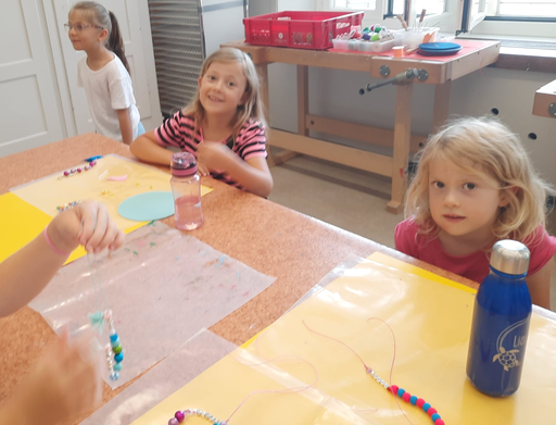 Für Schulanfang: Glücksbringer anfertigen und Znünisäckli bemalen - Kurs 1