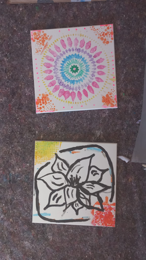 Malen im Atelier
