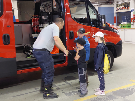 Besuch bei der Feuerwehr Wiggertal - Kurs 1