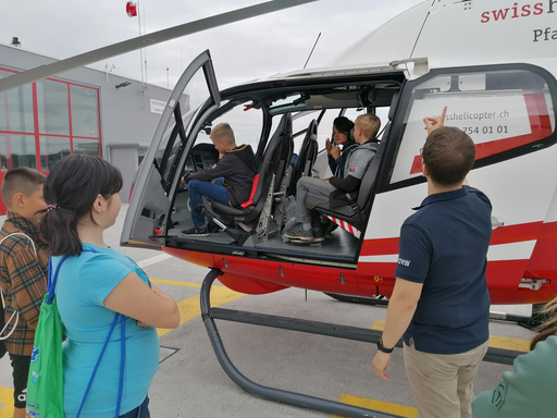 Besuch auf der Helibasis in Pfaffnau