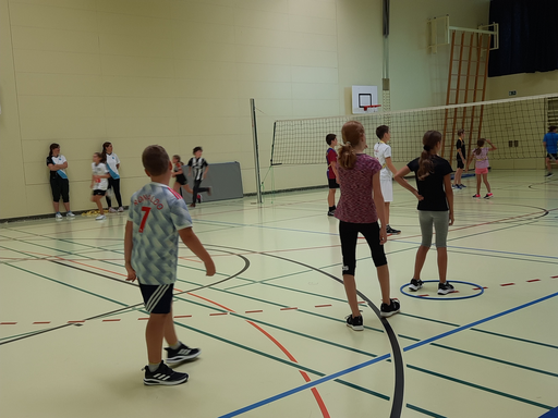 Ballspiele in der Halle