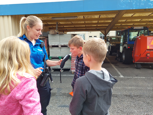 Besuch bei der Polizei - Vormittag