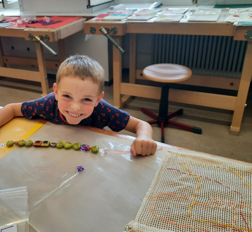 Für Schulanfang: Glücksbringer anfertigen und Znünisäckli bemalen - Kurs 1