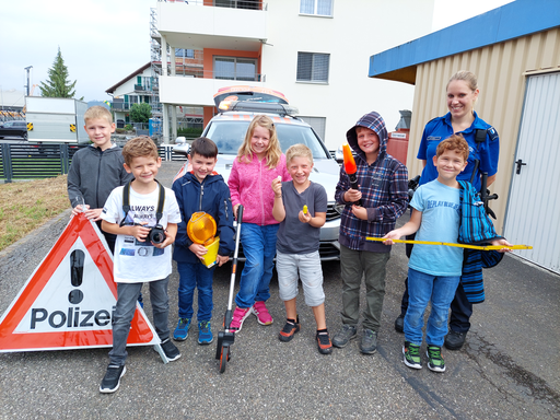 Besuch bei der Polizei - Vormittag