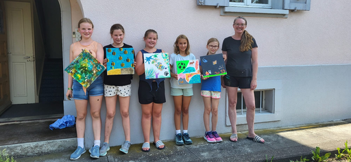 Malen im Atelier