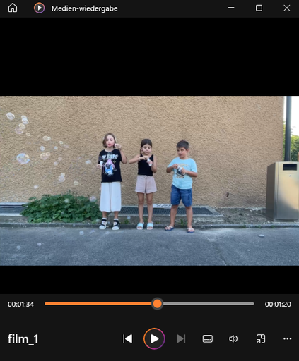 Magischer Rückwärts-Film - Kurs 2