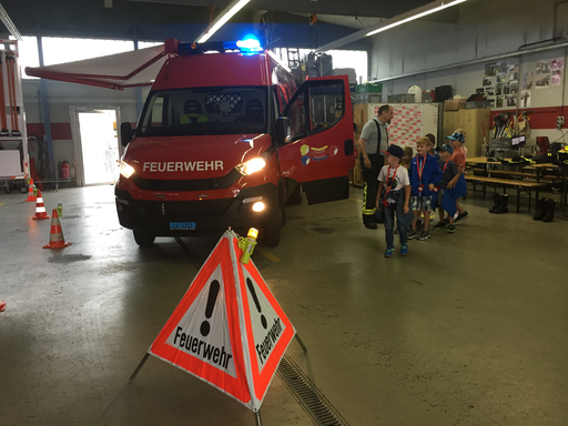 Besuch bei der Feuerwehr Wiggertal  