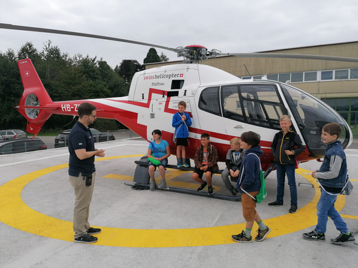 Besuch auf der Helibasis in Pfaffnau