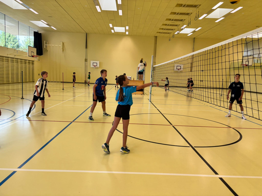 Ballspiele in der Halle