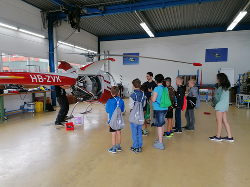 Besuch auf der Helibasis in Pfaffnau