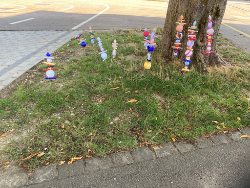 Blumen oder Gartenstecker