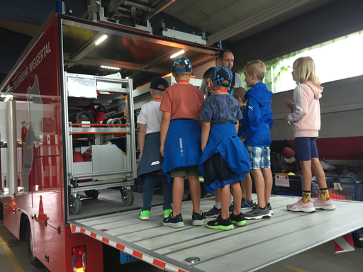 Besuch bei der Feuerwehr Wiggertal