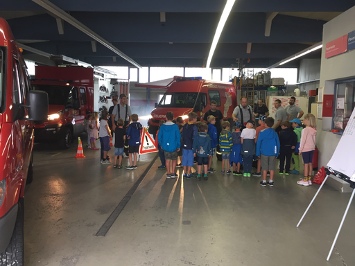 Besuch bei der Feuerwehr Wiggertal